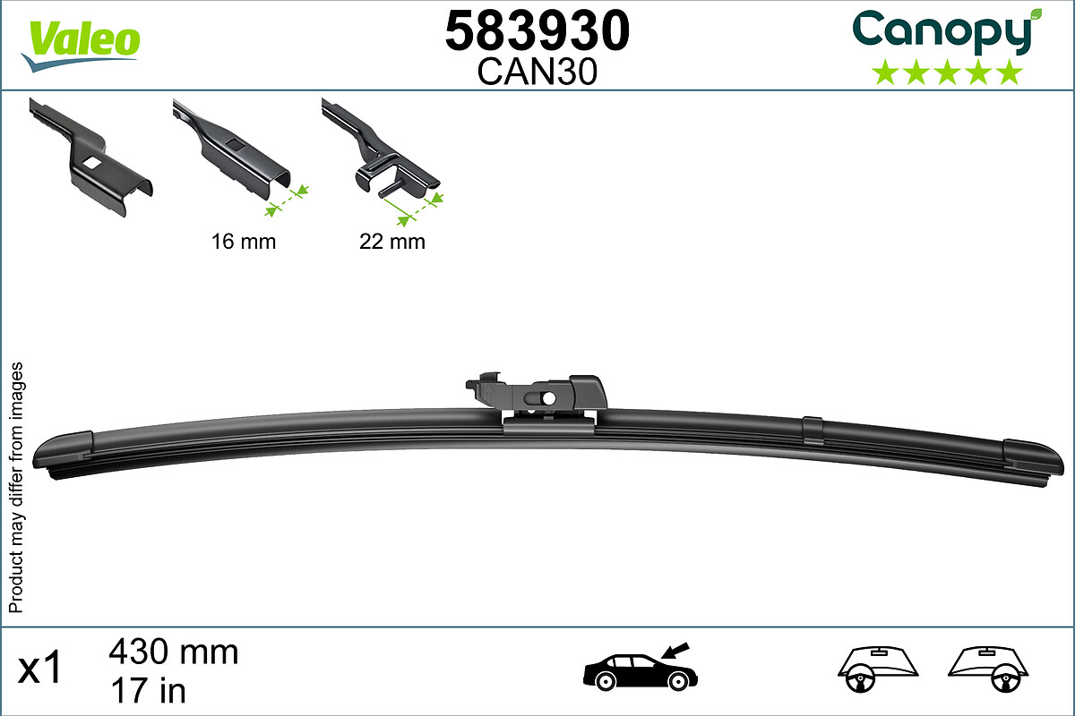 Lamela stergator VALEO 583930